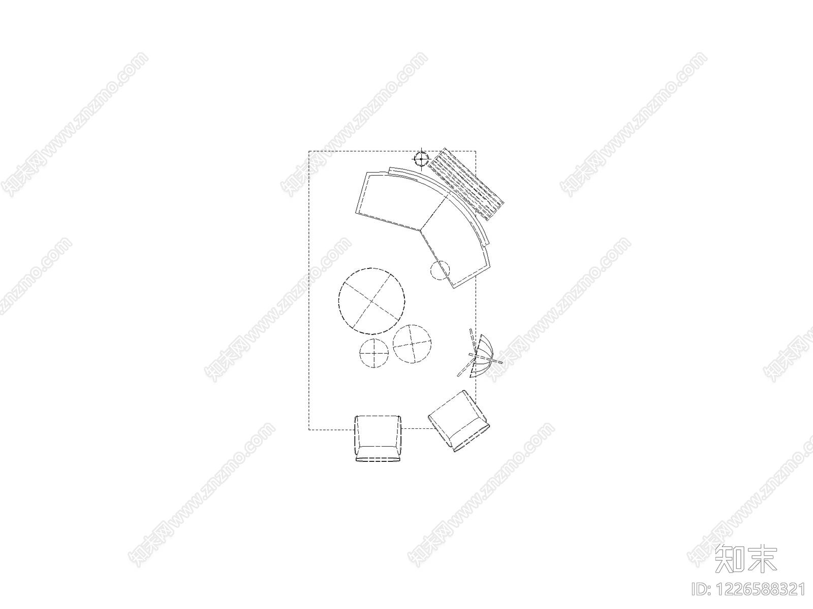 家装图块cad施工图下载【ID:1226588321】