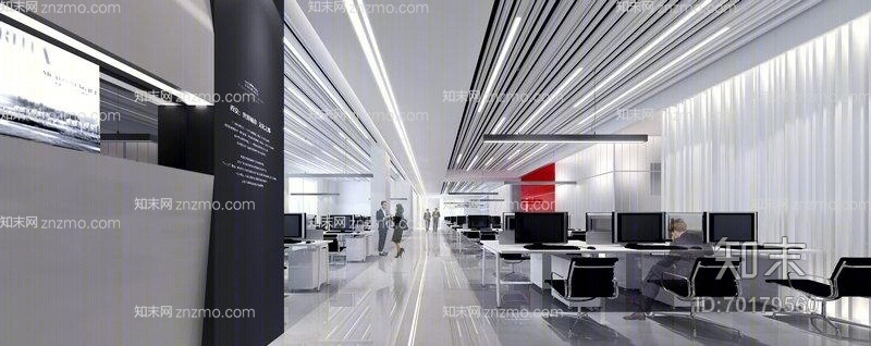 现代办公室3D模型下载【ID:70179560】