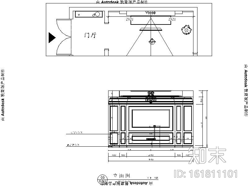 [北京]精装欧式三层别墅设计施工图cad施工图下载【ID:161811101】