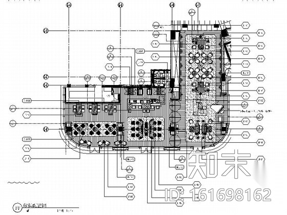 [贵阳]豪华五星级酒店大堂酒廊装修图（含物料）cad施工图下载【ID:161698162】