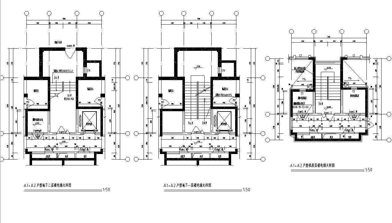 [宁夏]高层剪力墙结构塔式住宅楼施工图（含效果图及多...cad施工图下载【ID:149778133】