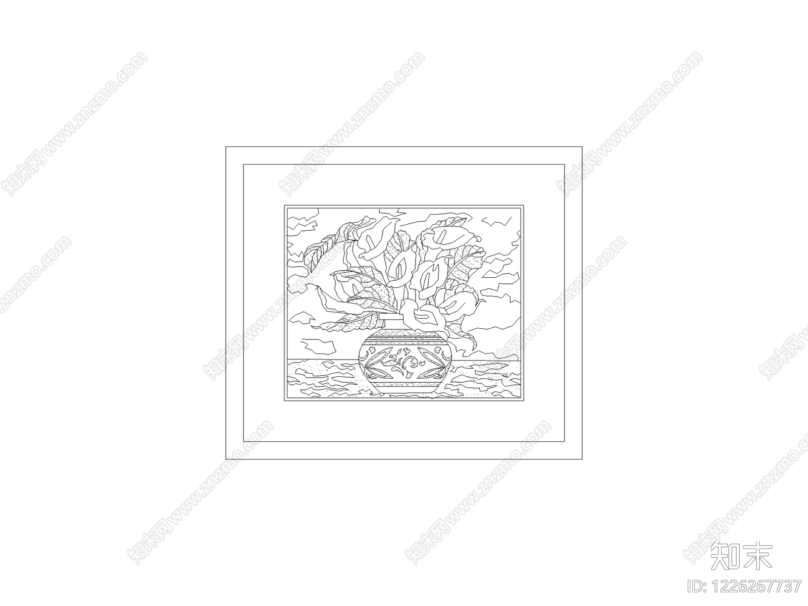 挂画CAD图纸