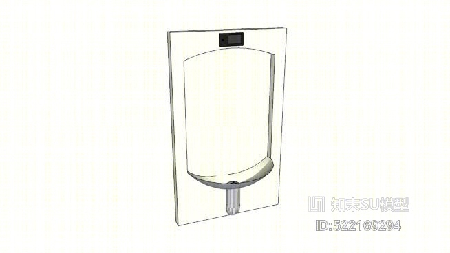 小便器SU模型下载【ID:522169294】