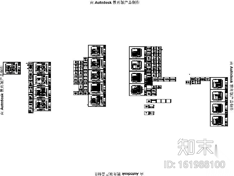 [福州]四星级国际大酒店装修图cad施工图下载【ID:161988100】
