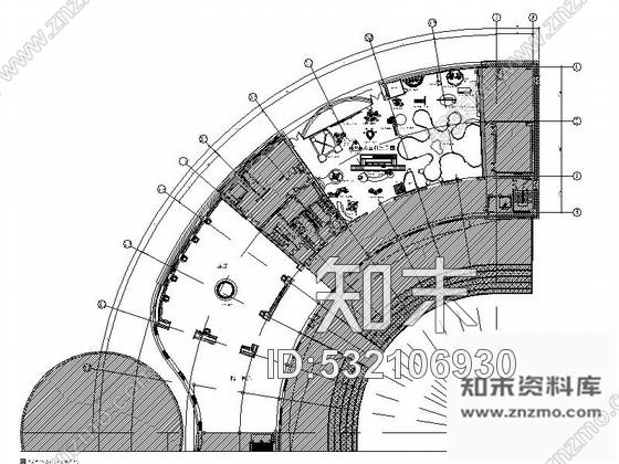 施工图宜兴文化中心特色高档现代科技馆CAD装修施工图施工图下载【ID:532106930】