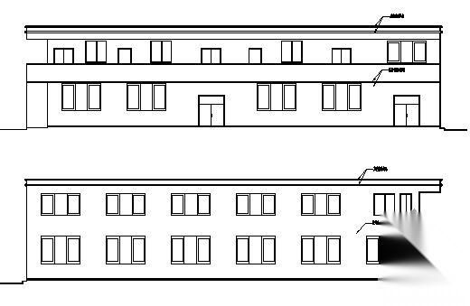 南平市某纺织厂两层职工食堂建筑结构施工图cad施工图下载【ID:165625173】