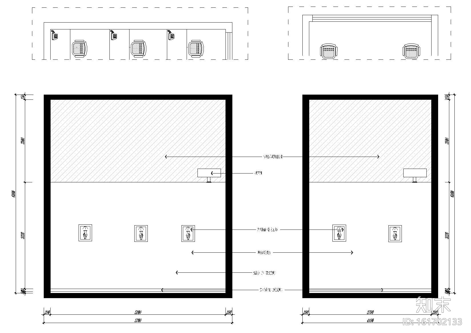 ​[福建]安溪万城壹号售楼处施工图+效果图cad施工图下载【ID:161702133】