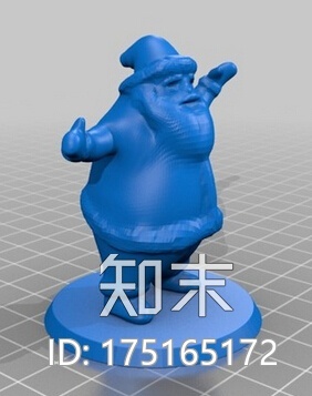 圣诞老人3d打印模型下载【ID:175165172】