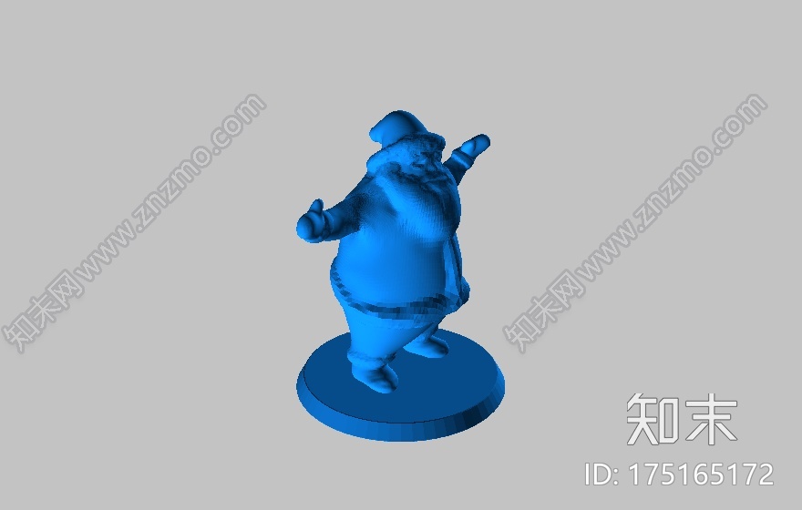 圣诞老人3d打印模型下载【ID:175165172】