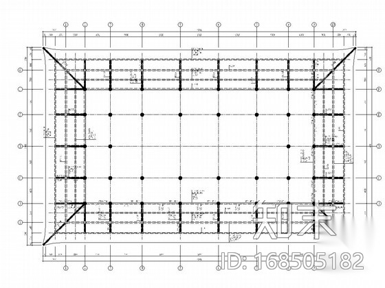仿古大雄宝殿建筑结构施工图下载【ID:168505182】
