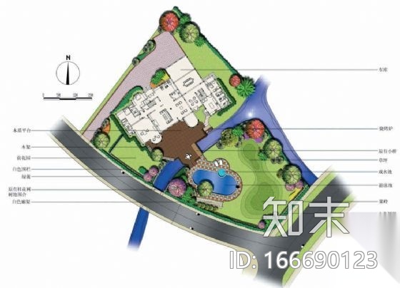 上海西郊庄园别墅景观设计方案施工图下载【ID:166690123】