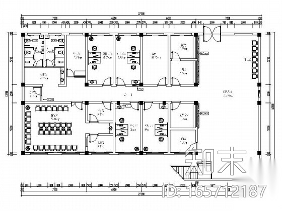 [徐州]风景秀丽景区现代骨科门诊楼装修施工图cad施工图下载【ID:165712187】