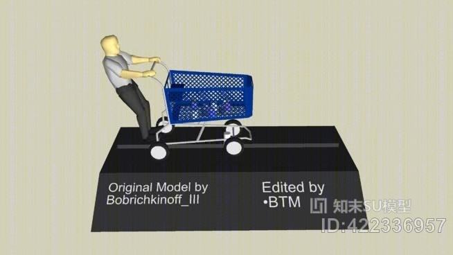购物车槽车2SU模型下载【ID:422336957】