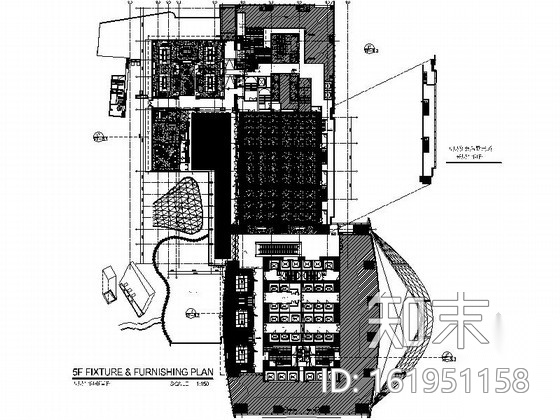 [广东]某超豪华金融酒店宴会厅室内装修施工图（含实景和...cad施工图下载【ID:161951158】