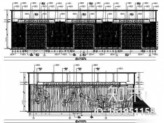 [广东]某超豪华金融酒店宴会厅室内装修施工图（含实景和...cad施工图下载【ID:161951158】