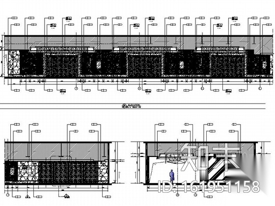 [广东]某超豪华金融酒店宴会厅室内装修施工图（含实景和...cad施工图下载【ID:161951158】