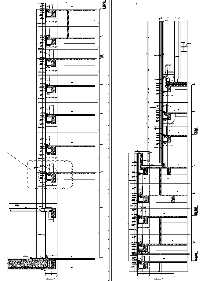 [广西]超高层核心筒华润办公及商业建筑审图施工图(20...cad施工图下载【ID:149946158】