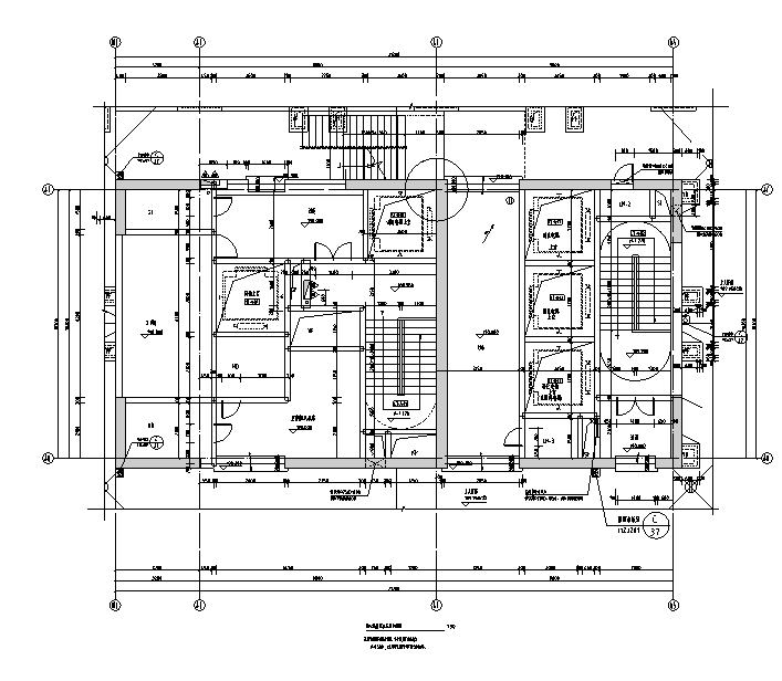 [广西]超高层核心筒华润办公及商业建筑审图施工图(20...cad施工图下载【ID:149946158】