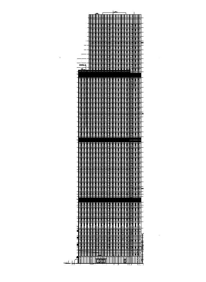 [广西]超高层核心筒华润办公及商业建筑审图施工图(20...cad施工图下载【ID:149946158】