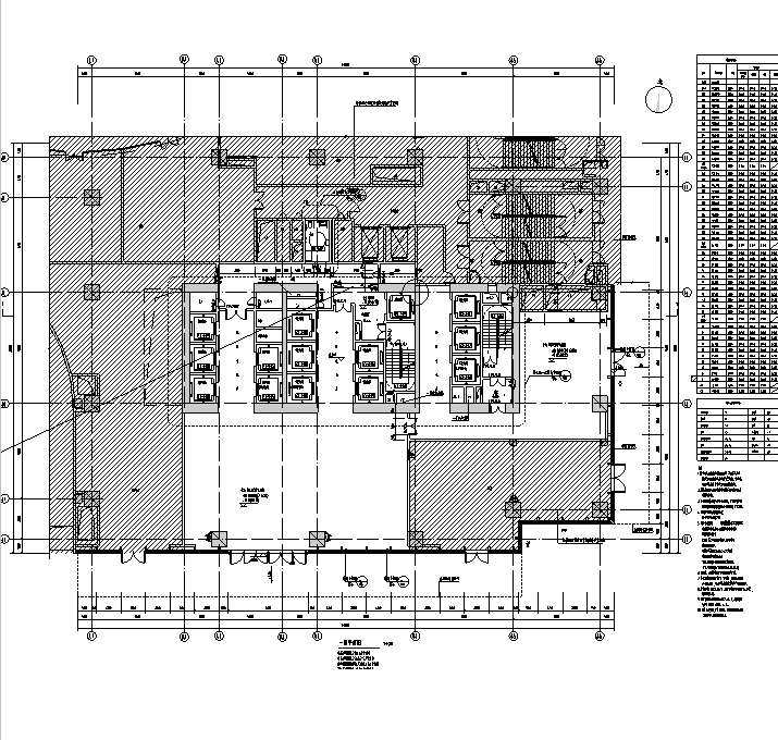 [广西]超高层核心筒华润办公及商业建筑审图施工图(20...cad施工图下载【ID:149946158】