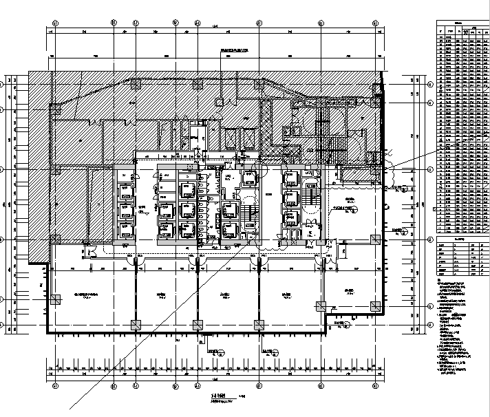 [广西]超高层核心筒华润办公及商业建筑审图施工图(20...cad施工图下载【ID:166220123】