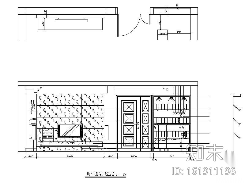 [上海]某三层别墅室内施工图cad施工图下载【ID:161911196】