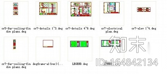 [天津]五星级酒店会议室设计装修图cad施工图下载【ID:164842134】