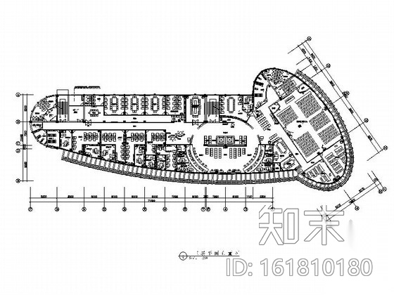 [江西]公共资源统一交易服务平台现代办公楼室内CAD装修...cad施工图下载【ID:161810180】