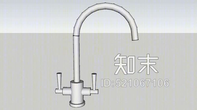 厨房龙头不锈钢弗兰卡奥林巴斯SU模型下载【ID:521067106】