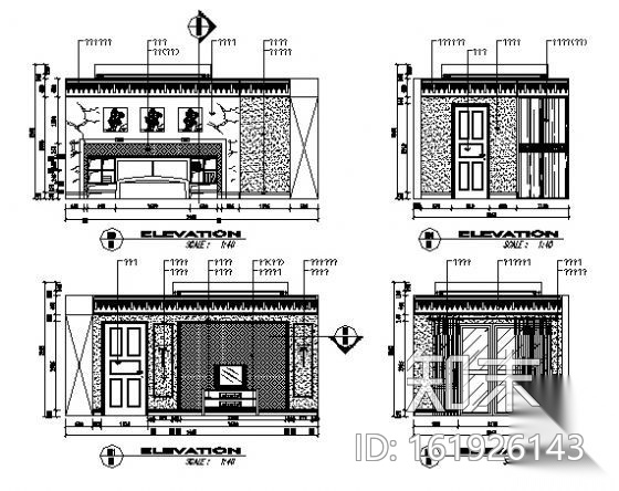 泰州别墅装修图cad施工图下载【ID:161926143】