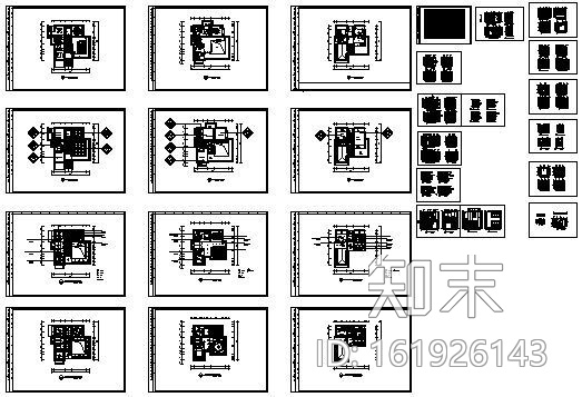 泰州别墅装修图cad施工图下载【ID:161926143】