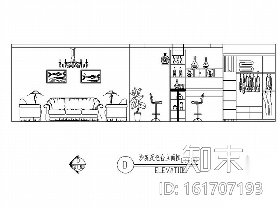 [原创]沈阳著名装饰企业设计现代小资三居室室内施工图cad施工图下载【ID:161707193】