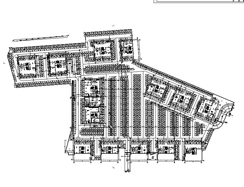 住宅+商业+幼儿园+地下室全套建筑施工图cad施工图下载【ID:165156177】