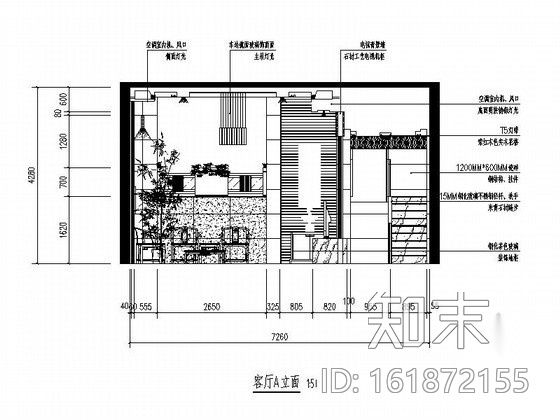 [苏州]现代中式四层别墅装饰施工图（含效果）cad施工图下载【ID:161872155】