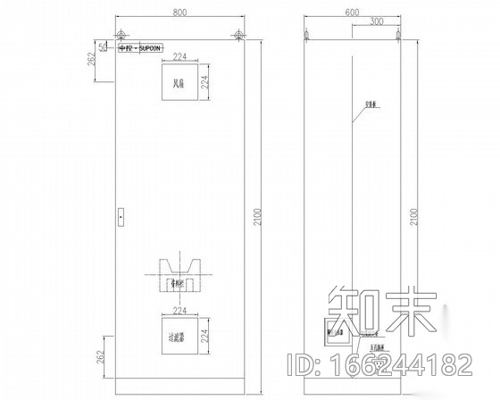 [浙江]自来水厂处理工程施工图（供电系统）cad施工图下载【ID:166244182】