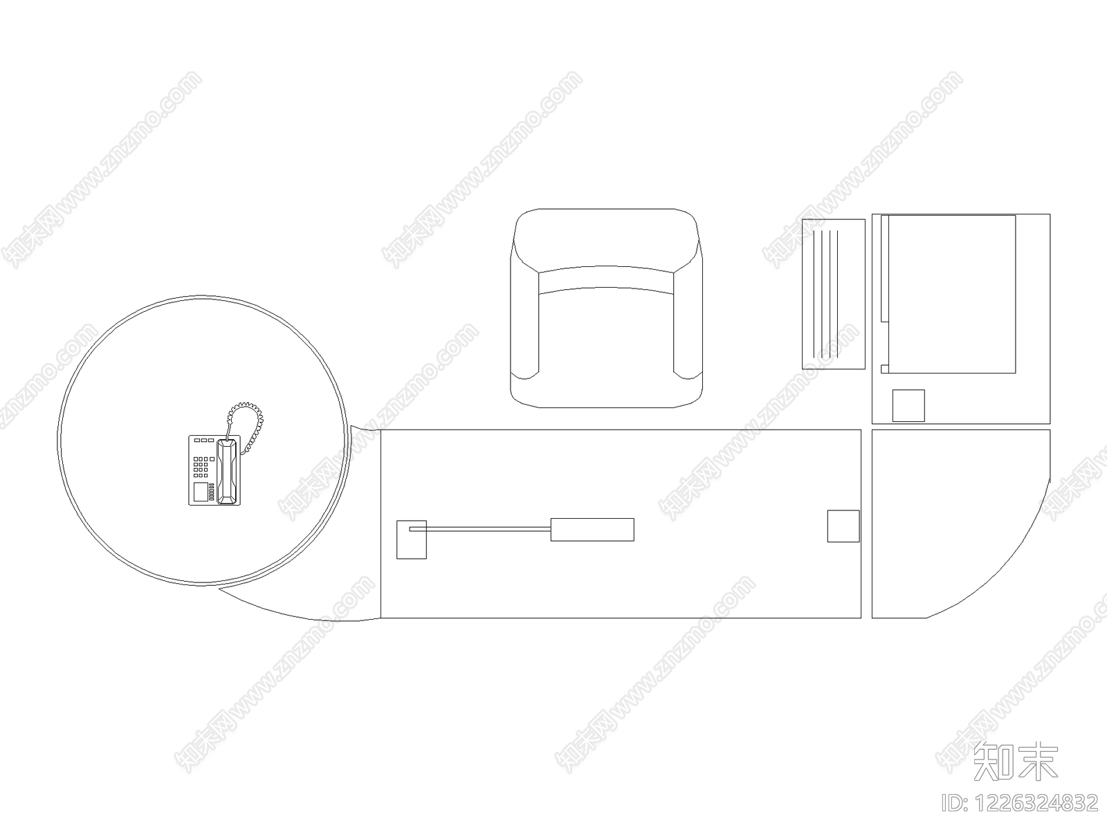 桌子CAD图纸