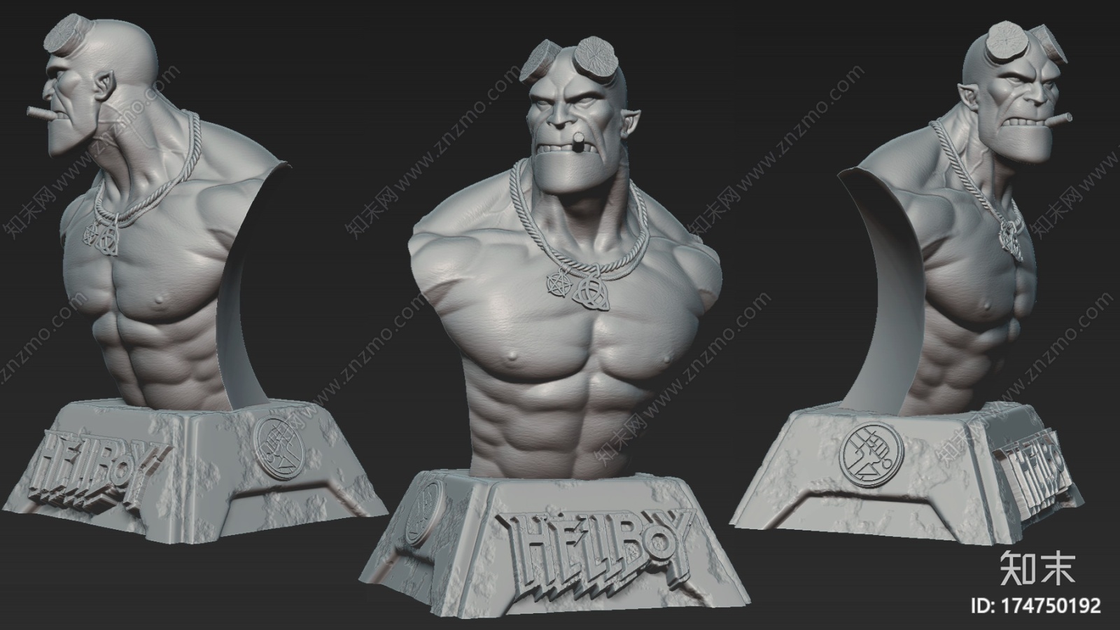 地狱男爵破产3d打印模型下载【ID:174750192】