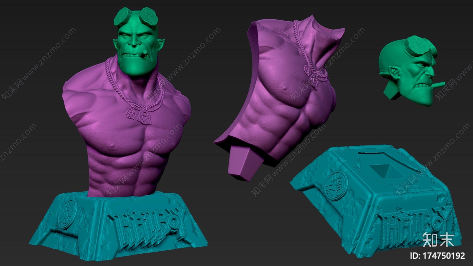 地狱男爵破产3d打印模型下载【ID:174750192】