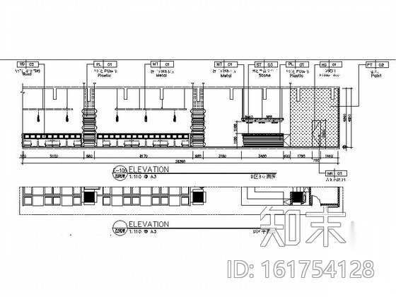 [新疆]充满韵律感的情调西餐厅CAD施工图（含实景照片）cad施工图下载【ID:161754128】