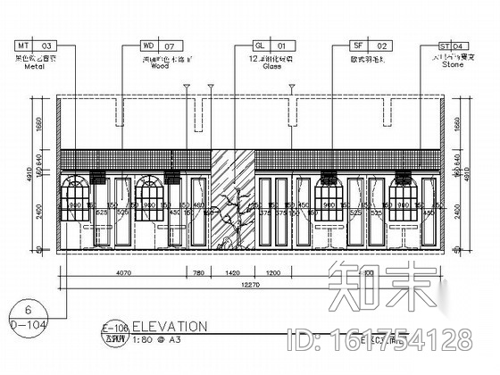 [新疆]充满韵律感的情调西餐厅CAD施工图（含实景照片）cad施工图下载【ID:161754128】