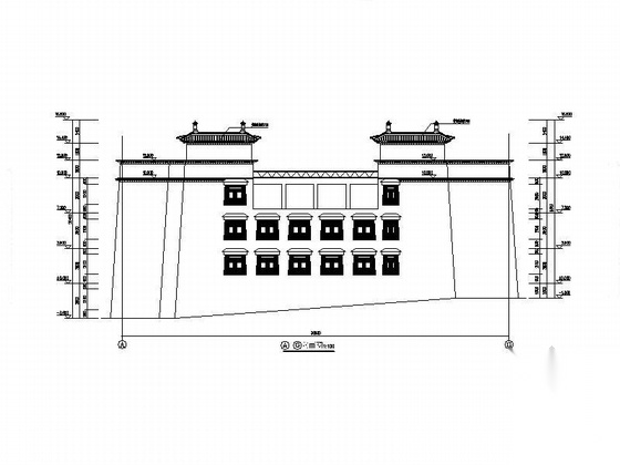 [西藏]三层框架结构藏式风格医疗建筑施工图（含效果图）施工图下载【ID:165143108】