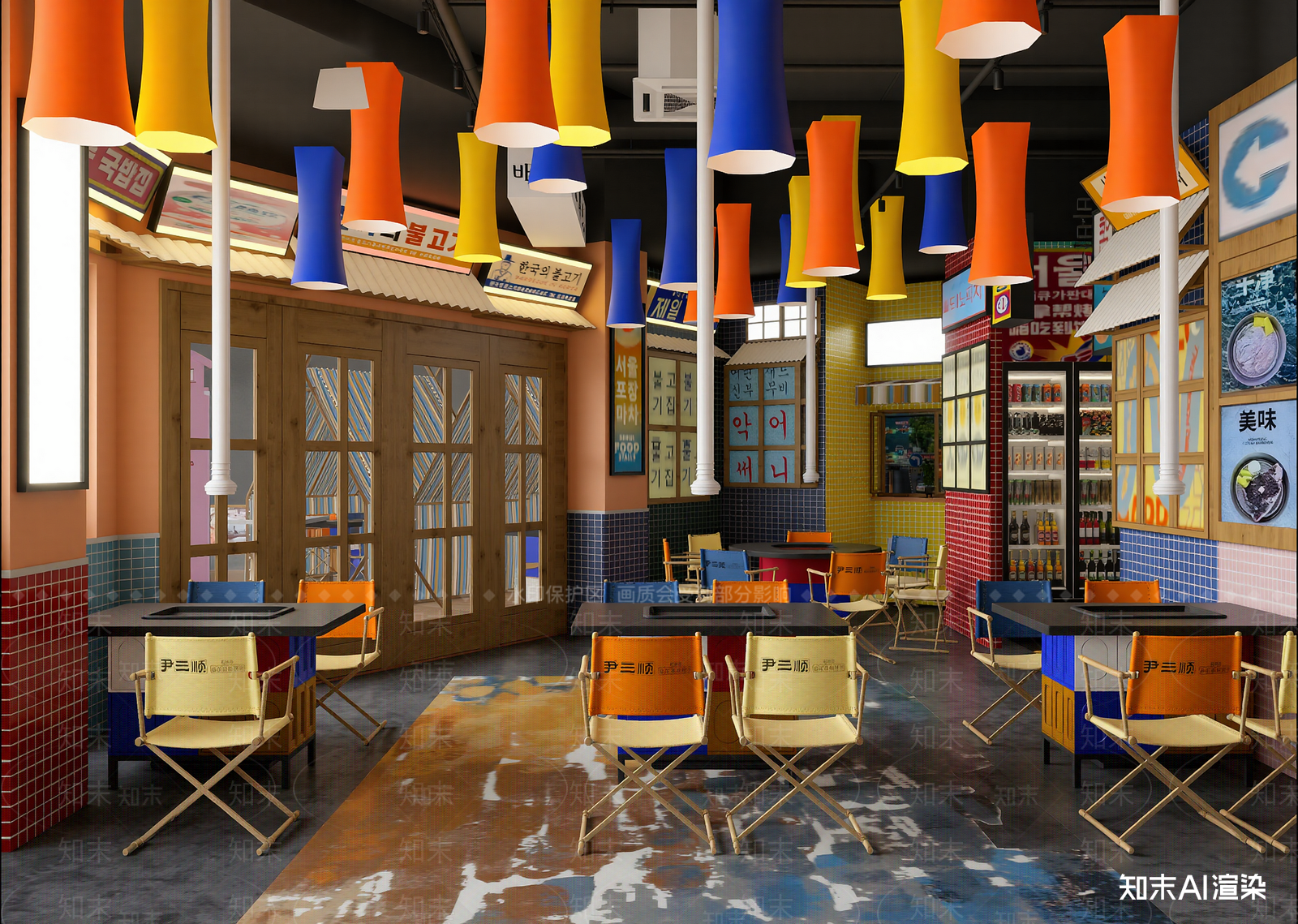 现代快餐店3D模型下载【ID:1214404488】