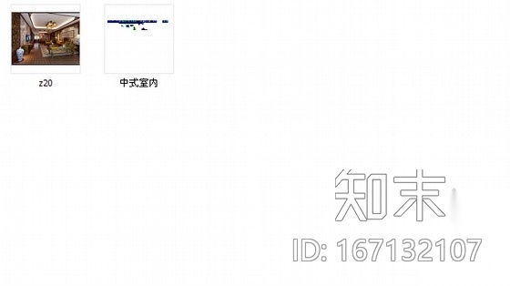 [天津]风景地产古典中式三居室装修施工图（含效果图）cad施工图下载【ID:167132107】