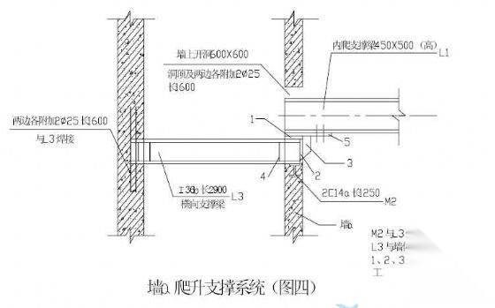 某超高层钢结构工程塔吊爬升工艺cad施工图下载【ID:164873101】