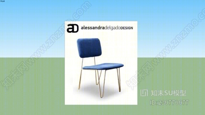 布鲁纳椅SU模型下载【ID:230770077】