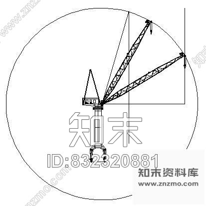 图块/节点起重机素材3D效果施工图下载【ID:832320881】
