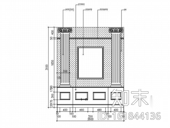 某奢华欧式足疗会所楼梯间装修图（含效果）cad施工图下载【ID:161844136】