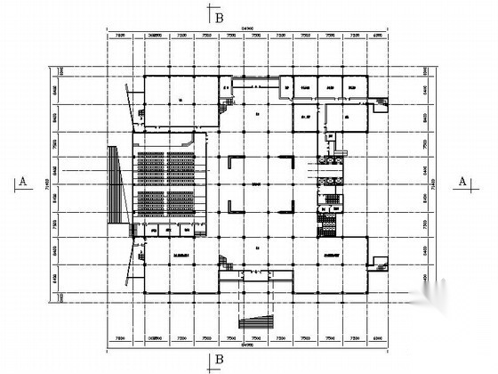 [安徽]某财贸学院八层图书馆建筑方案图（含效果图）cad施工图下载【ID:165739122】