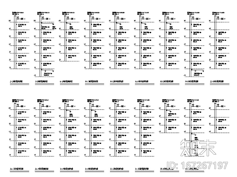 长兴商务楼暖通系统工施工图cad施工图下载【ID:167267197】