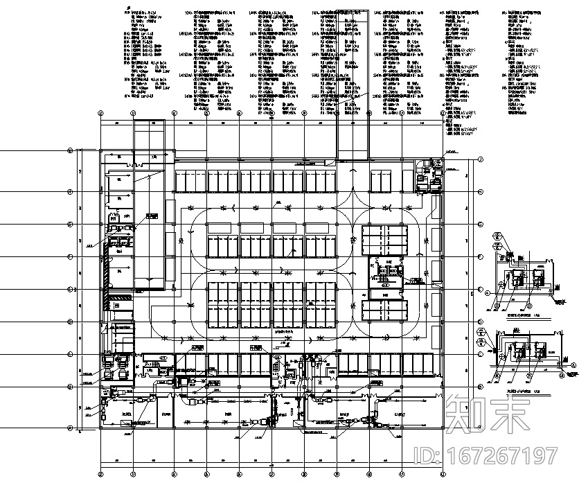 长兴商务楼暖通系统工施工图cad施工图下载【ID:167267197】